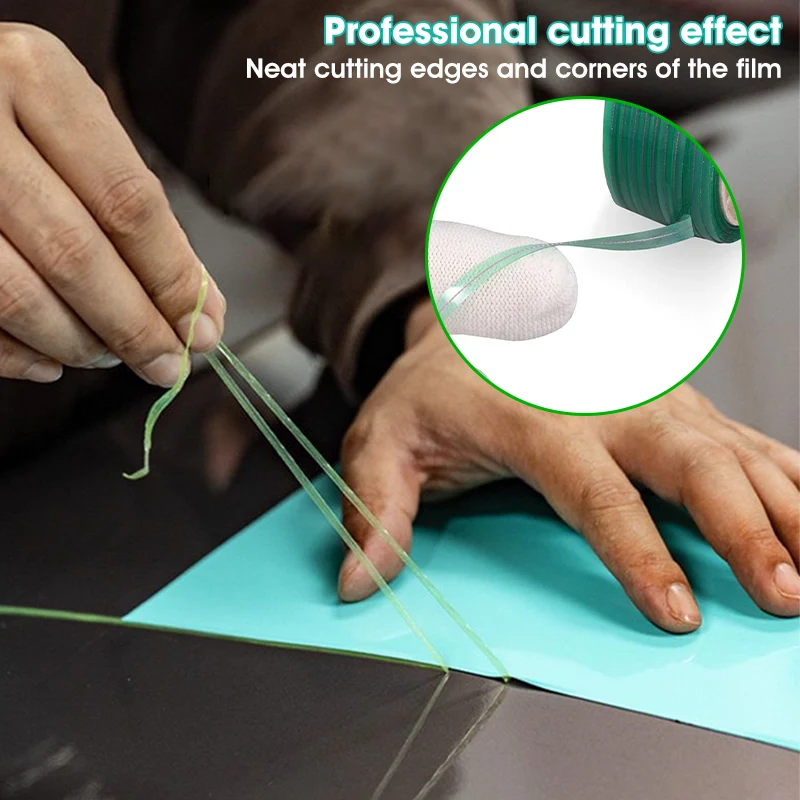 5M/10M Knifeless Vinyl Wrap Cutting Tape Edge Detailing Tool for Car Film Compatible with 100% Vehicles