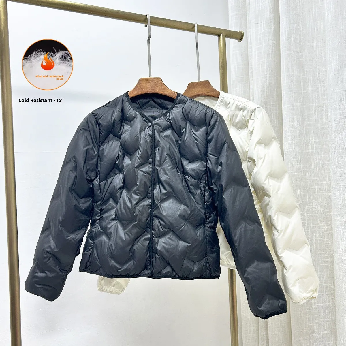 

Женский зимний жилет Xingge: легкий, теплый, с наполнителем из пуха, повседневный, вязаный, средней длины