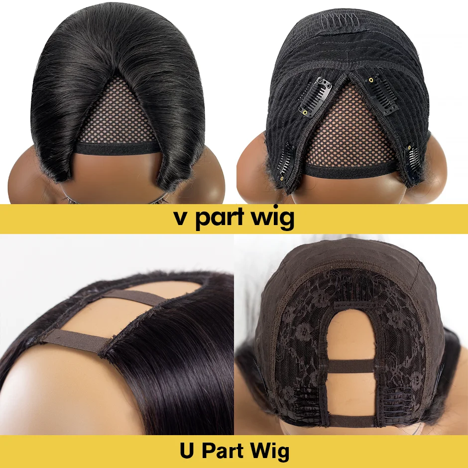 250% Deep Wave U V Part Wig Human Hair No Leave Out Glueless Brazilian Curly Human Hair Wigs On Sale Clearance For Women 30 Inch