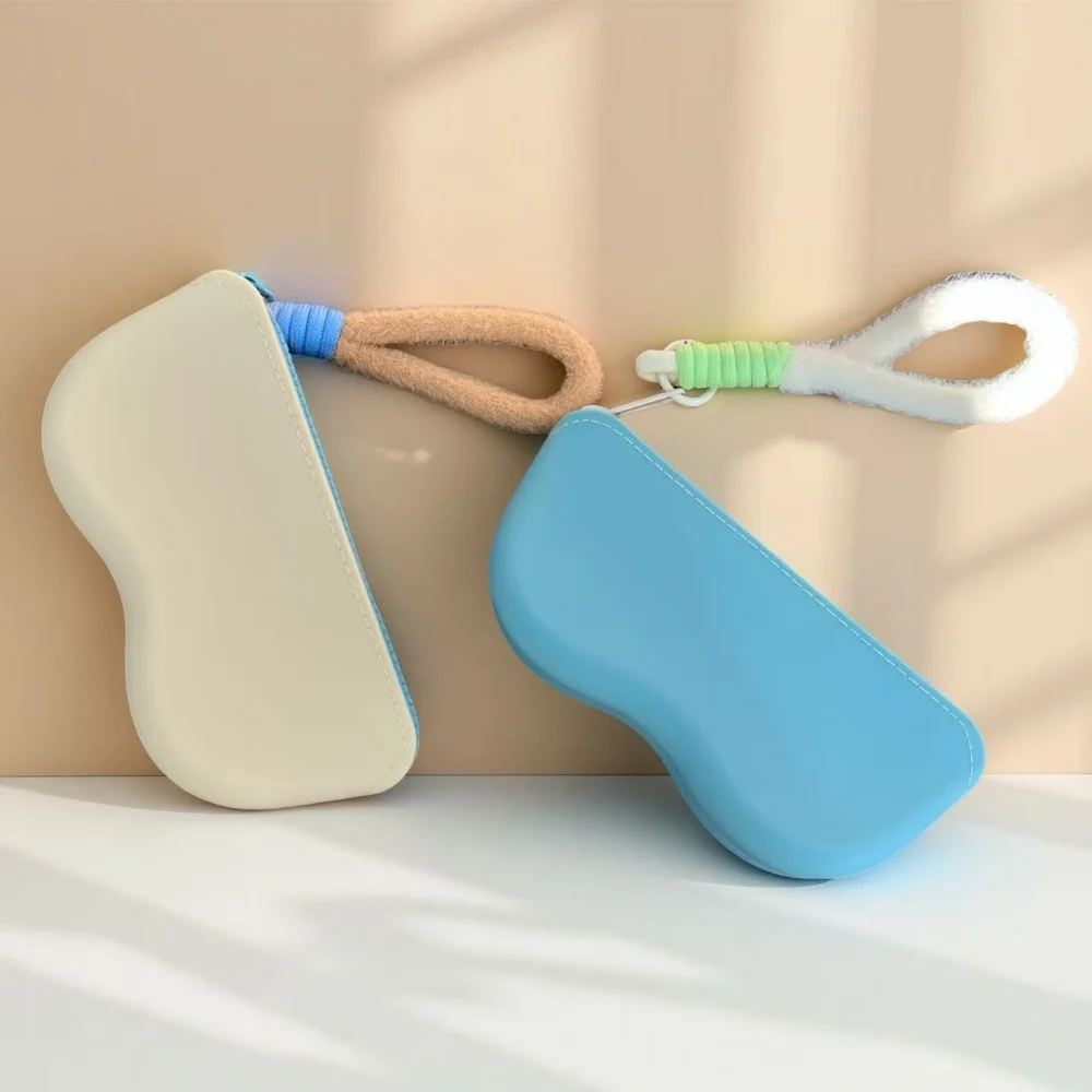 

Lanyard Silicone Glasses Case Glasses Holder Eco-Friendly Multifunctional Storage Bag Waterproof Portable Sunglasses Case