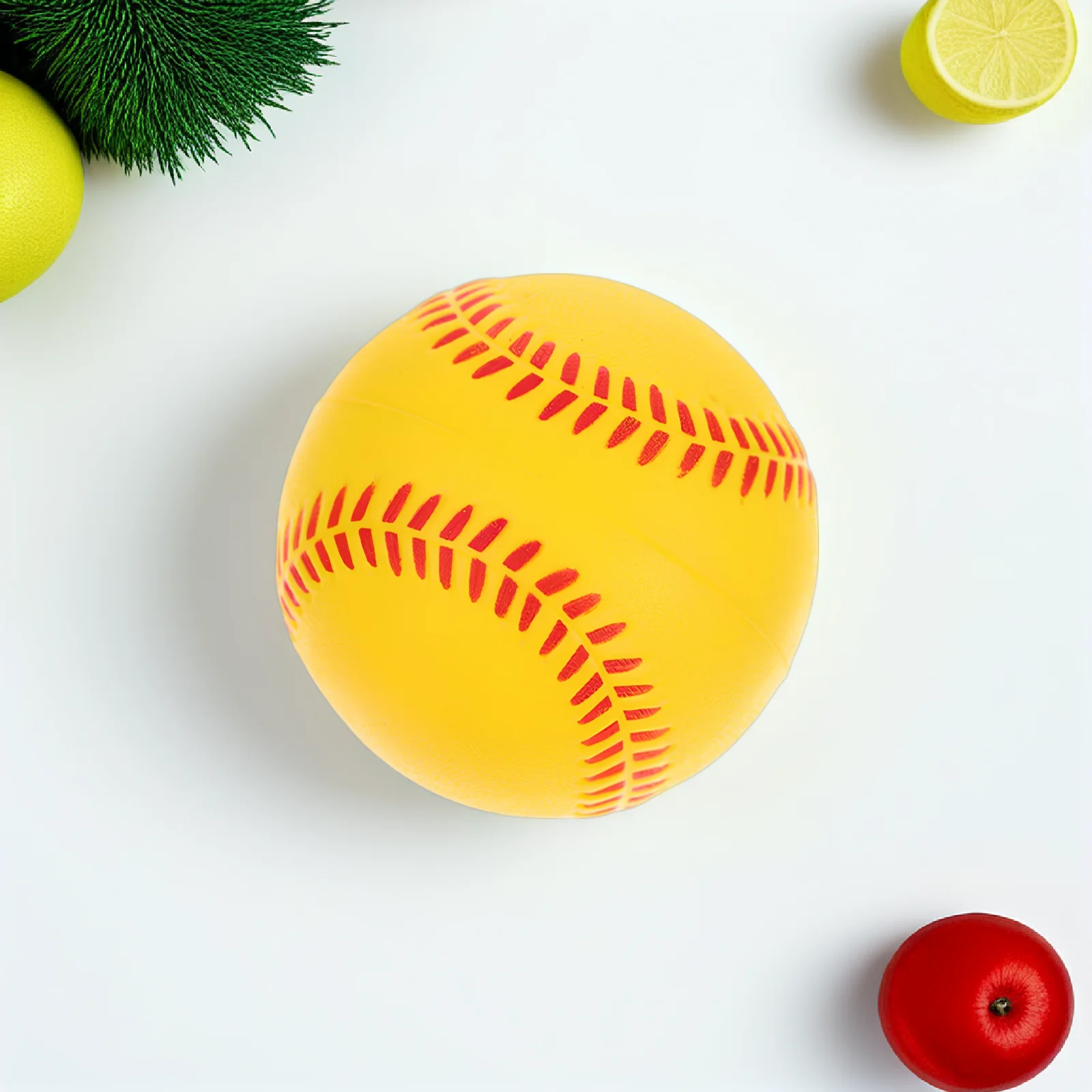 

Набор из 4 цветных тренировочных бейсбольных мячей из полиуретановой губки: мягкие, легкие, для начинающих, подростков, семей, для тренировок в помещении при слабом освещении