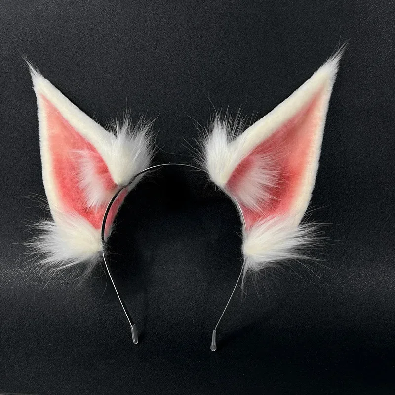 كوسبلاي مصنوع يدويًا من جامعة الأساطير قاعة الشهرة فاكر التحالف الخالد أهري فوكس أنيمي كوسبلاي أغطية الرأس آذان ذيل الهالوين مخصص
