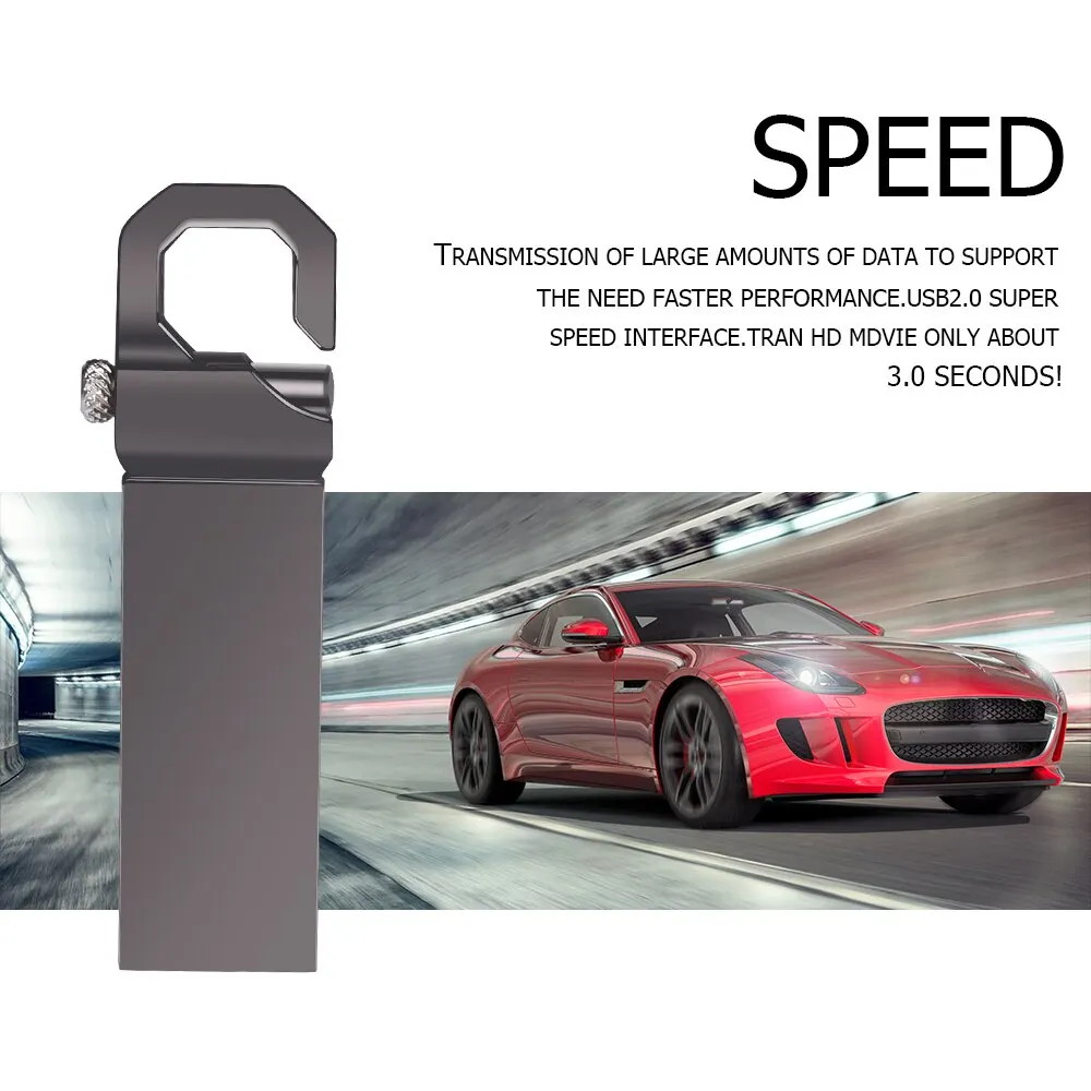 Unidad Flash USB 2,0 de alta velocidad, Pendrive de Metal 128, 8GB, 16GB, 32GB, 64GB, 2,0 GB, 8GB, 16GB, 32GB, 64GB, 2,0 GB, novedad