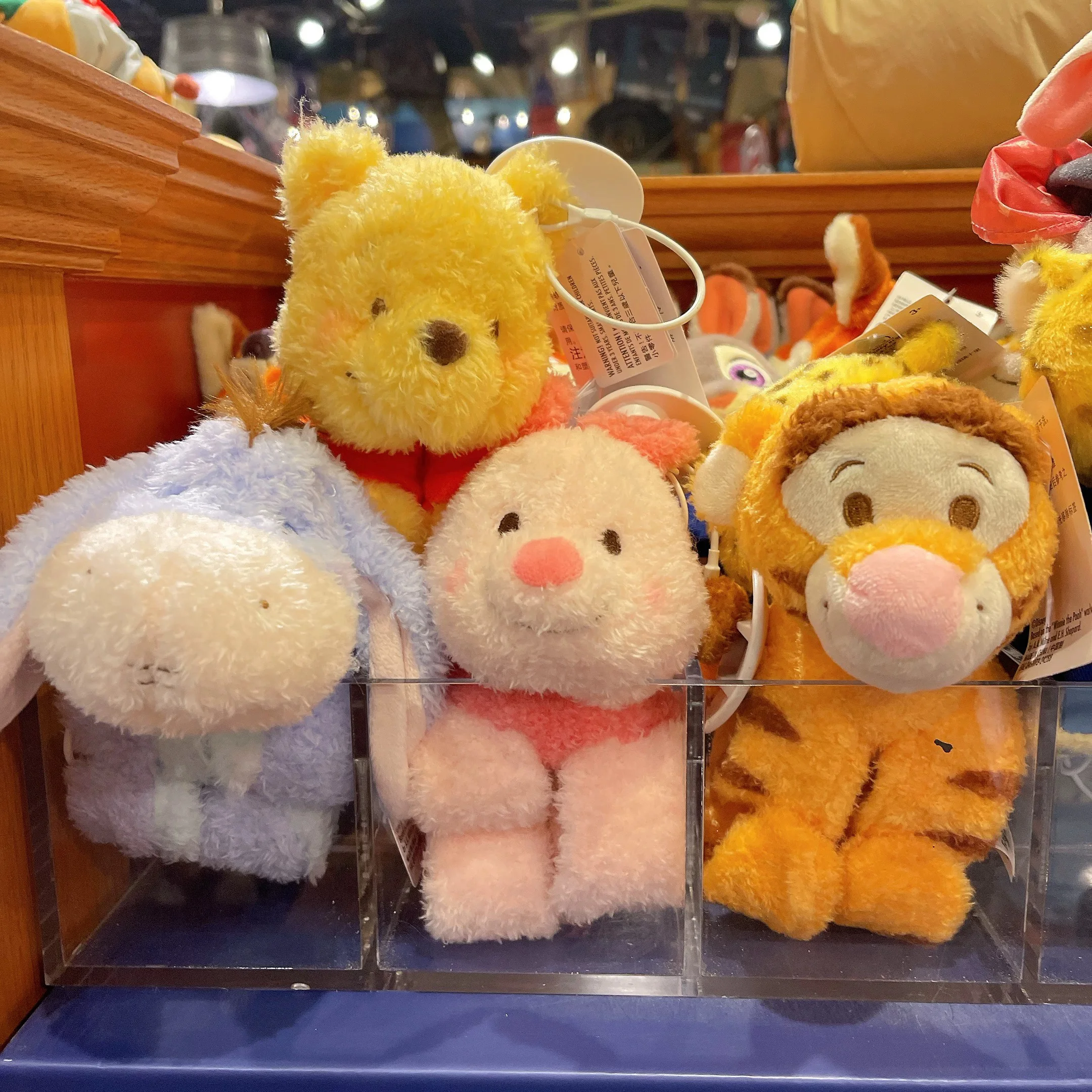 Shanghai Disneyland Park Seven Treasures Piglet Winnie Wristband Toys Acessories Birthday Gift