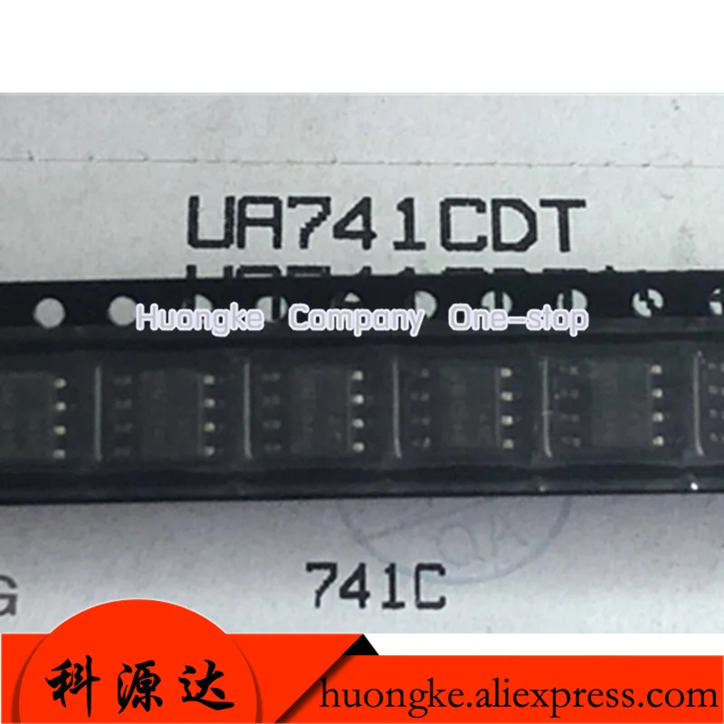 10pcs/lot UA741CDT UA741C SOP8 Mark 741C SOP-8 General-purpose Single Operational Amplifier