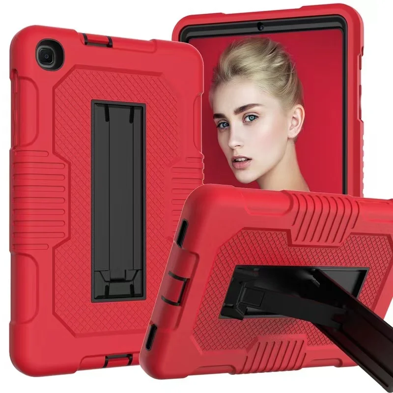 

Чехол для планшета Samsung для нового планшета с контрастными цветами T307 8,4 дюйма, силиконовый чехол для планшета с кронштейном и защитой от падения