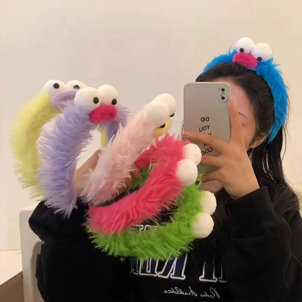 

Ugly Doll Headband Sweet Plush Korean Style Cartoon Hair Hoop Cosplay Hairbands Funny Hair Hoop Photograph Hair Accessories