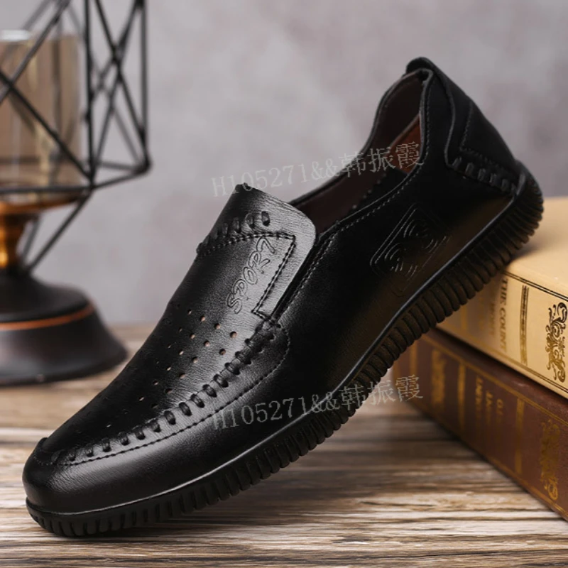 

blue loafers shoes for man casual business italian genuine leather loafers office shoes man luxury