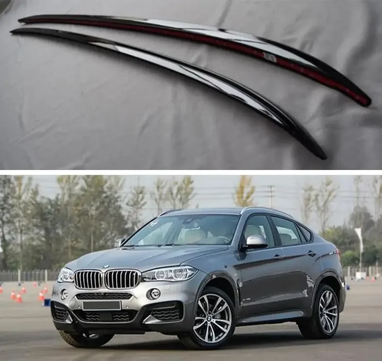 

Roof Racks Fit For BMW X6 F16 2015 2016 2017 2018 Top Roof Rack Rail Luggage Aluminum Alloy