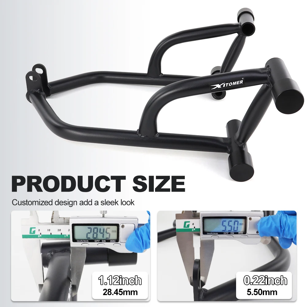 For Yamaha YZF-R1 YZF R1 YZFR1 2015-2026 Motorcycle Steel Stunt Crash Cage Engine Guard Highway Bars Bumper Protector Race Rail
