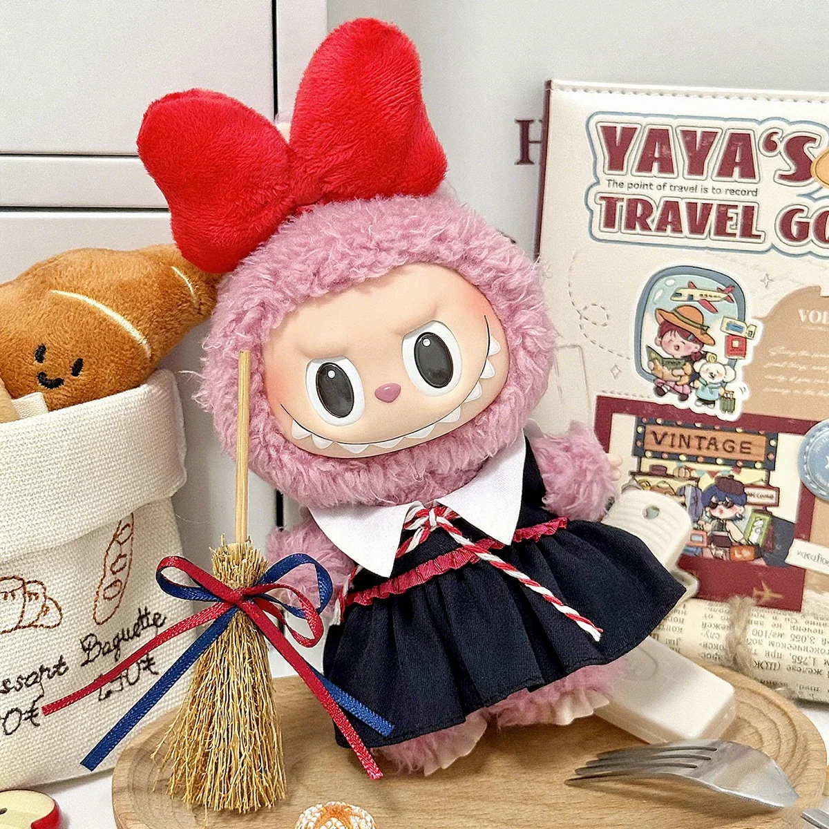 Наряд ведьмы на Хэллоуин для куклы Лабу 15/17 см, одежда «Звездная ночь», жуткий костюм, аксессуары, подарки