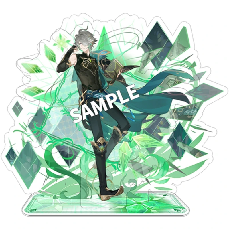 Anime Genshin Impact Alhaitham Cosplay Cartoon Animation Game Display della scheda periferica acrilico Ambitus Standing Sign Gift