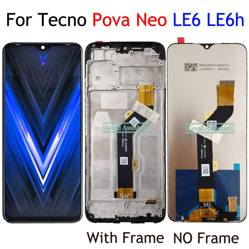 توصية وتحليل لشاشة LCD 6.8 بوصة لجهاز Tecno Pova Neo LE6 LE6H مع إطار