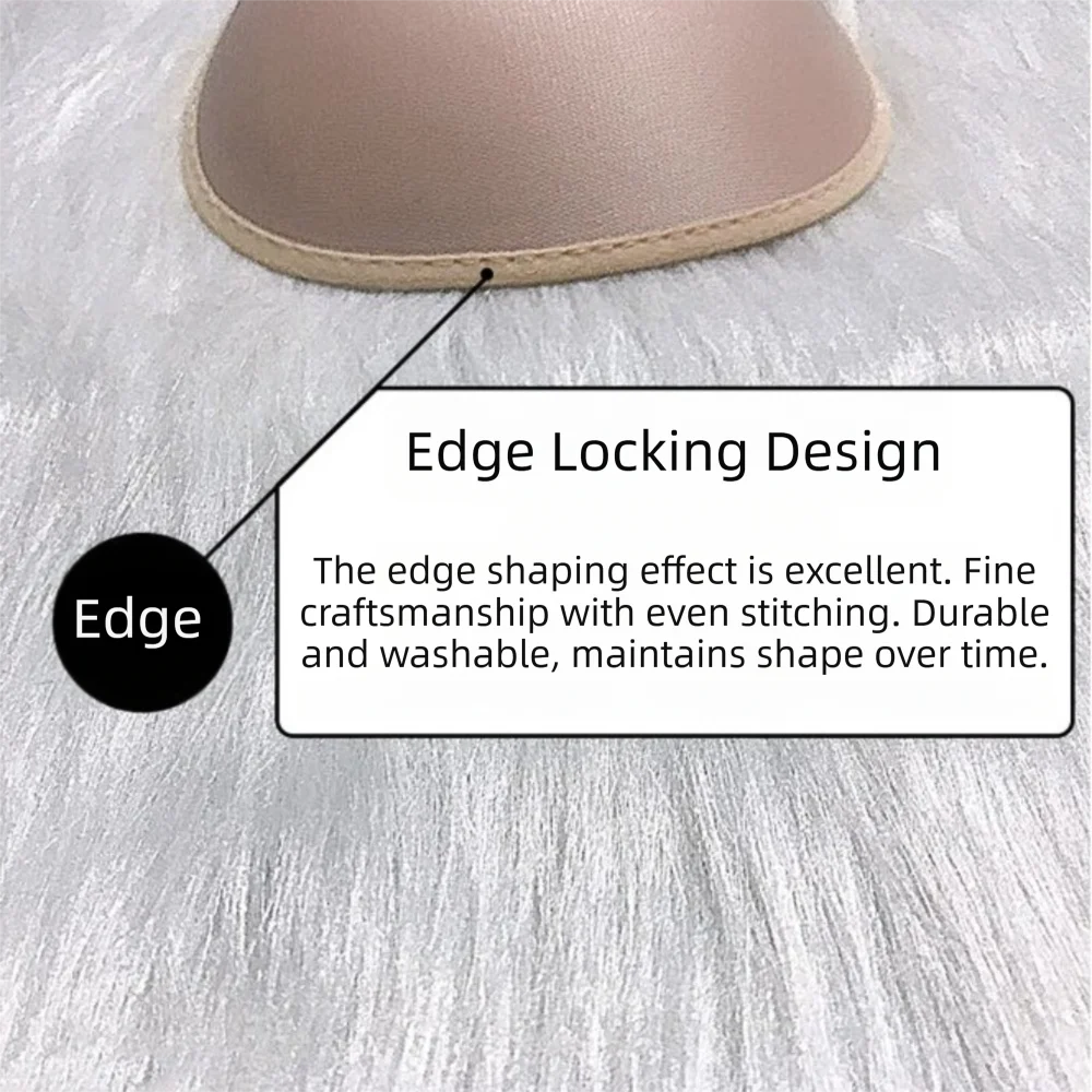 High Quality Thick Bra Pads Breathable Removable Push Up Bra Pads Seamless One-piece Chest Pad Women