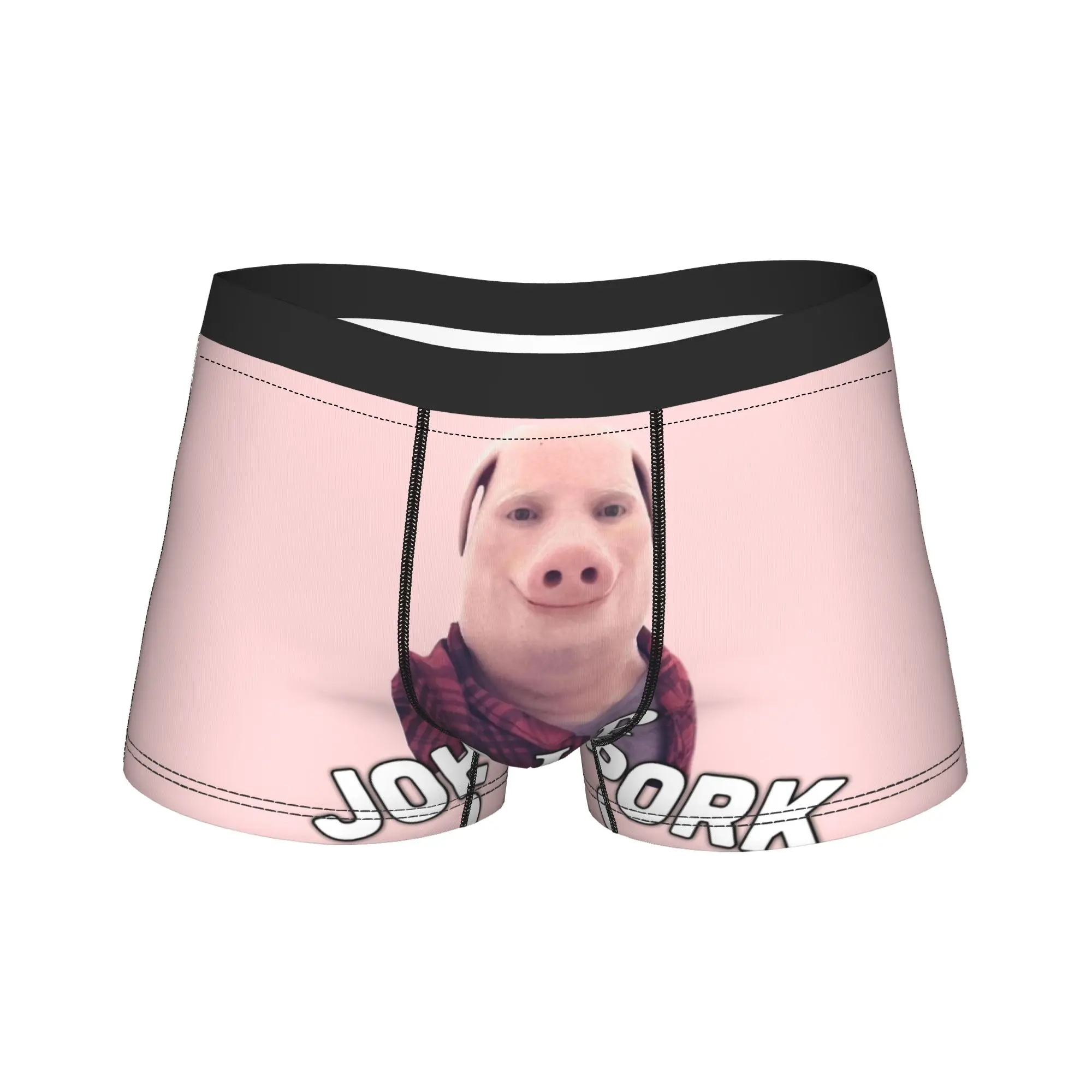 

John Pork Is Calling Underwear Comfortable Underpants Customs Shorts Briefs For Men 3D Pouch Plus Size Boxer Shorts