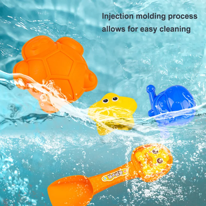 เด็กใหม่ฤดูร้อนเล่นชายหาดเล่นชุดเด็กกีฬากลางแจ้งของเล่นชายหาดขุดทรายเครื่องมือของเล่นนาฬิกาทราย