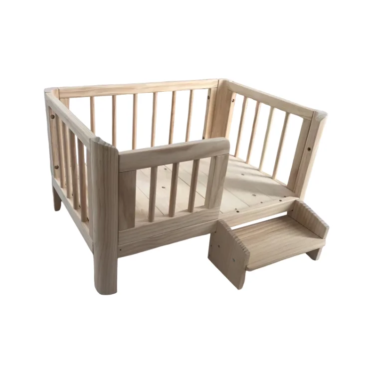 

Factory Custom Dog Beds Warm Dog Beds With Pet Wooden Durable Adjustable Wooden Pet Bed