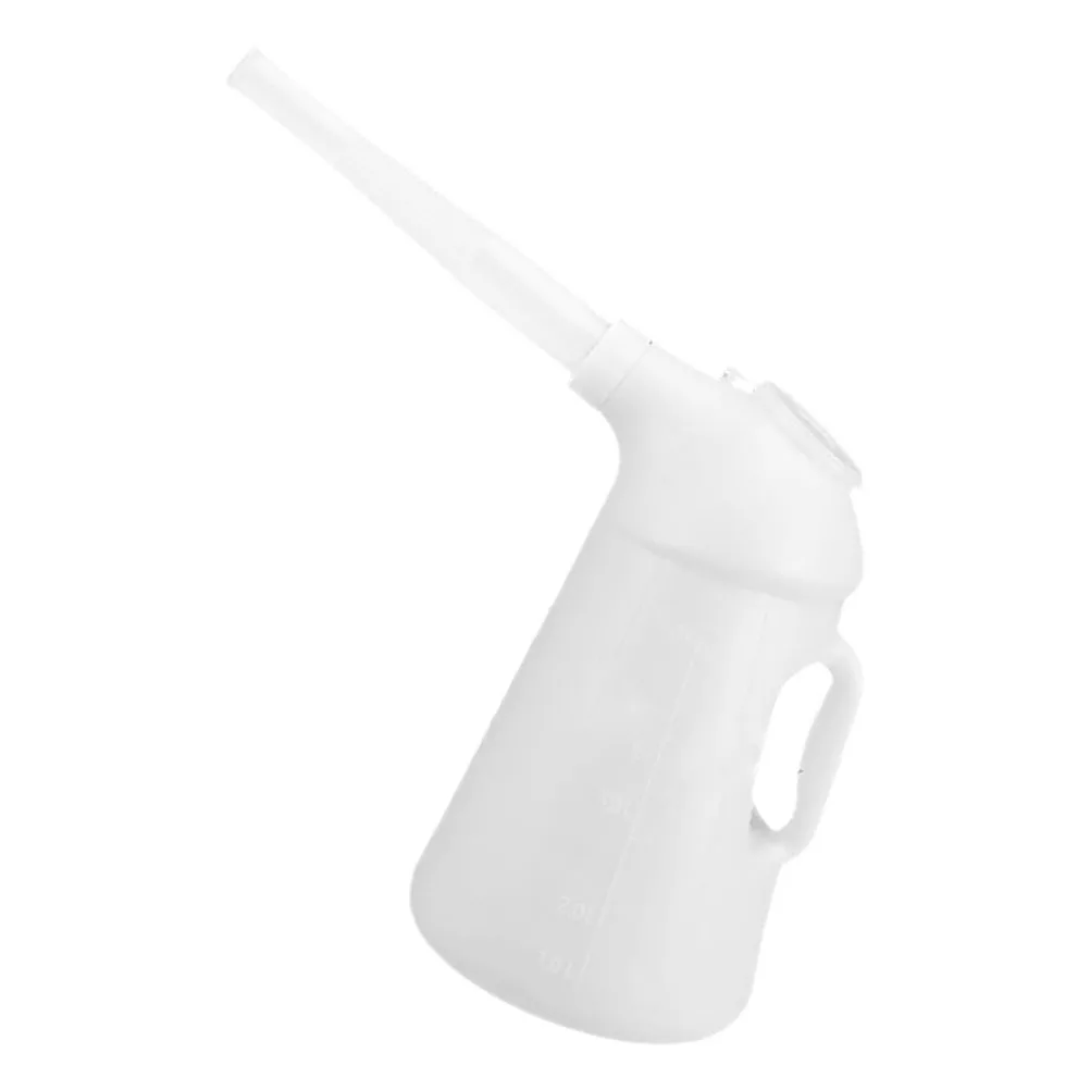 

2L Oil Can With Spout Car Engine Oil Bottle Durable Plastic Vehicle Pump Oiler For Automotive Machinery Fueling Tool
