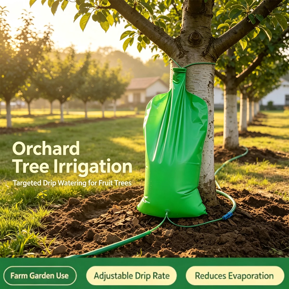 Reusable Tree Drip Irrigation Adjustable Water Supply Bag Self-watering Plants Dropper Dripping Garden Gadgets System Dripper