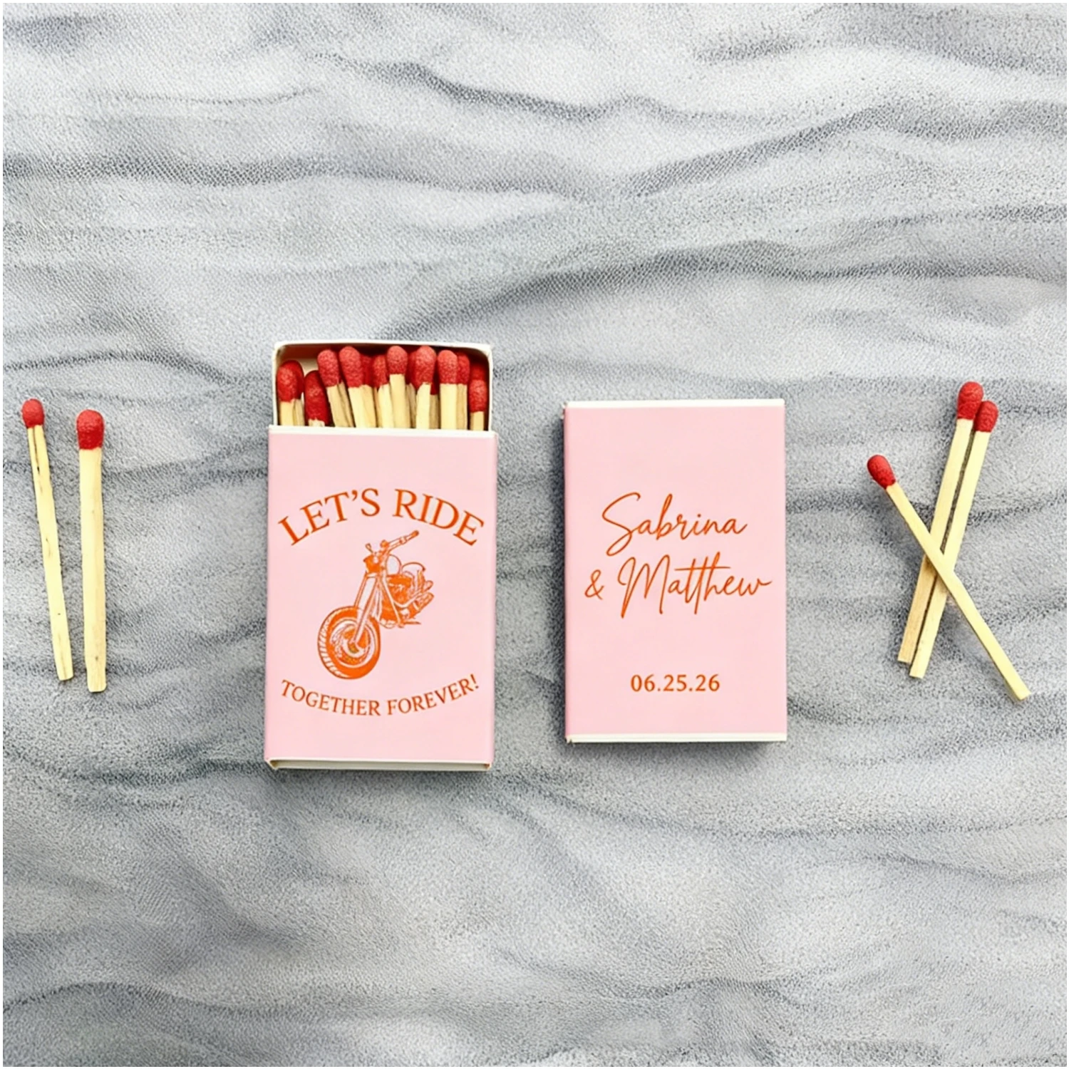 

Индивидуальные спичечные коробки для свадебного торжества, персонализированные безопасные спички, практичные сувениры и декоративные принадлежности для вечеринок