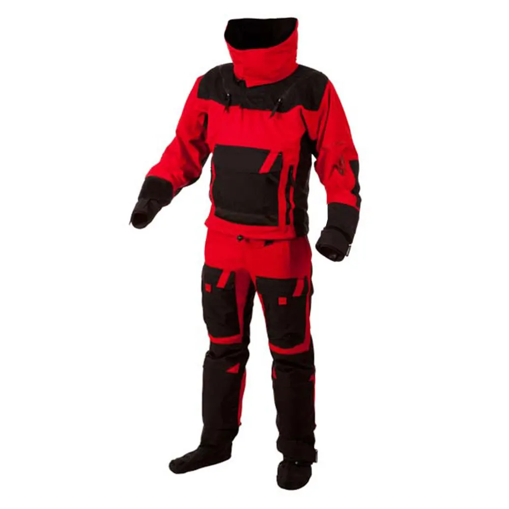 Veste et pantalon étanches 2 en 1, combinaisons sèches séparées, interrupteur, fermeture éclair, joint en latex, kayak, canoë, pagaie offshore