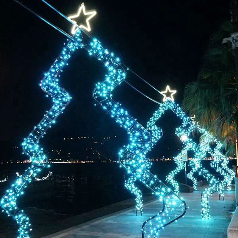 Custom. LED Large 3D Arch Motif Light for Outdoor Holiday Decorations