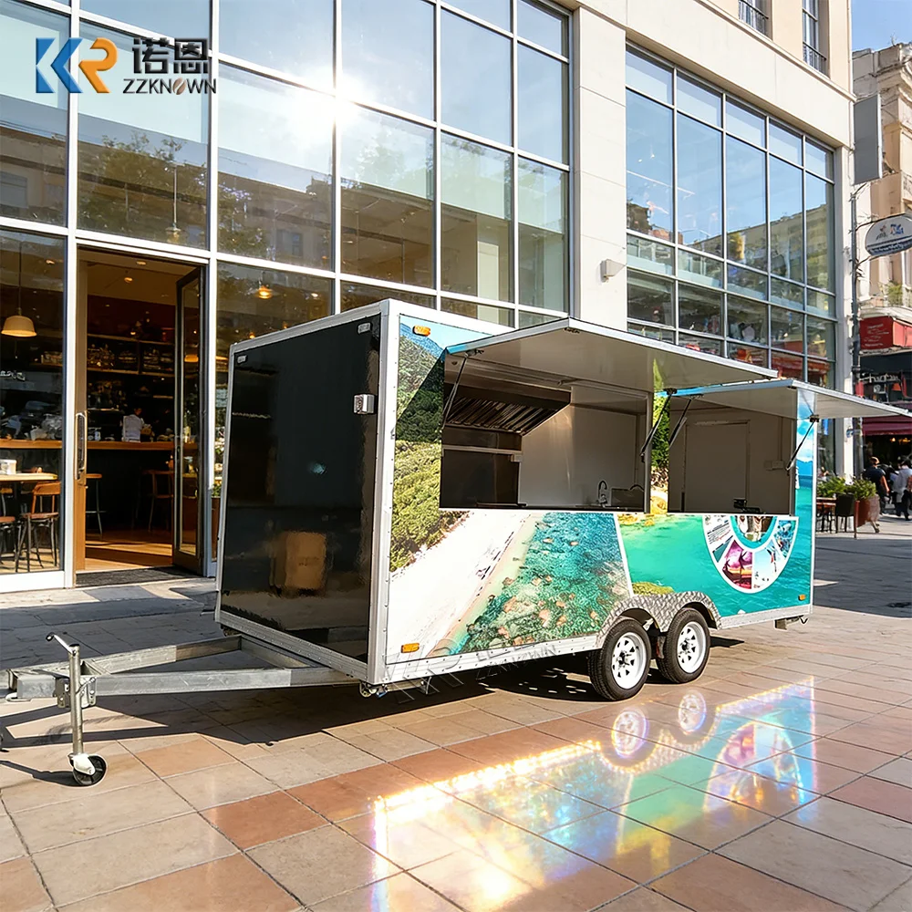 Purchase USA Standard Mobile Food Truck Street Mobile Fully Catering Equipped Food Trailer Cart with Certificated for Sale