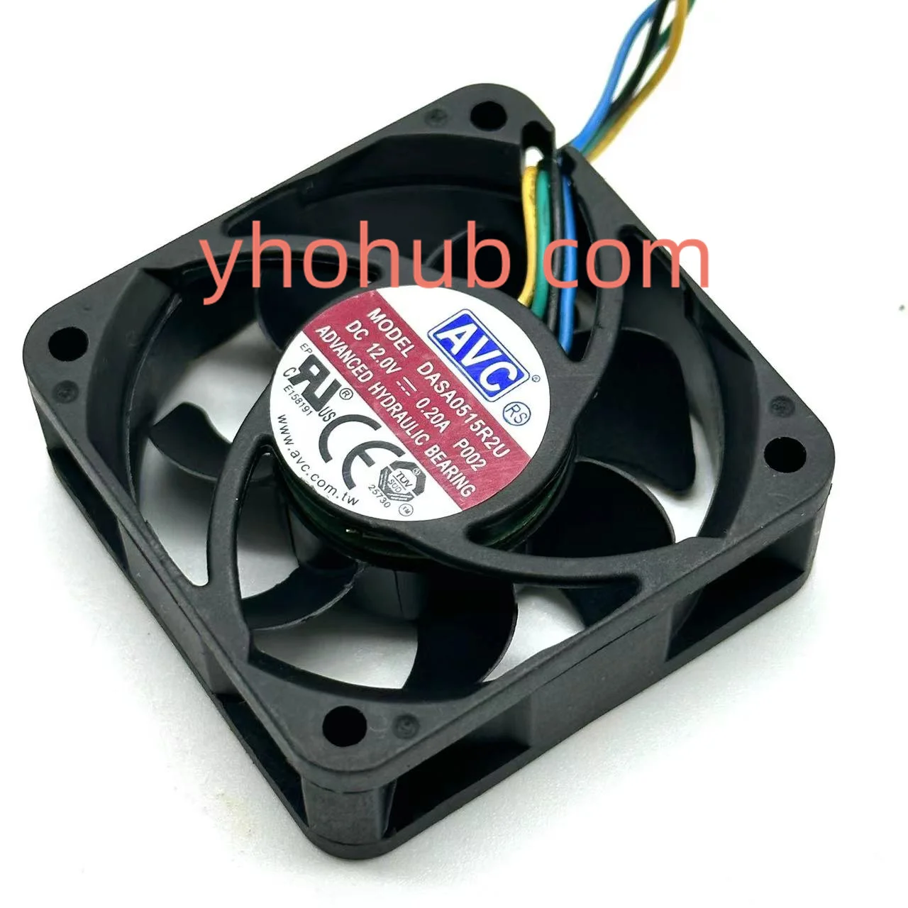 

AVC DASA0515R2U P002 DC 12V 0.20A 45x45x15mm Server Cooling Fan