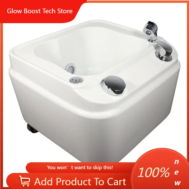 

GBPedicure Basin Portable Tub Foot Basin Pedicure Bowl Basin with Jet and Light