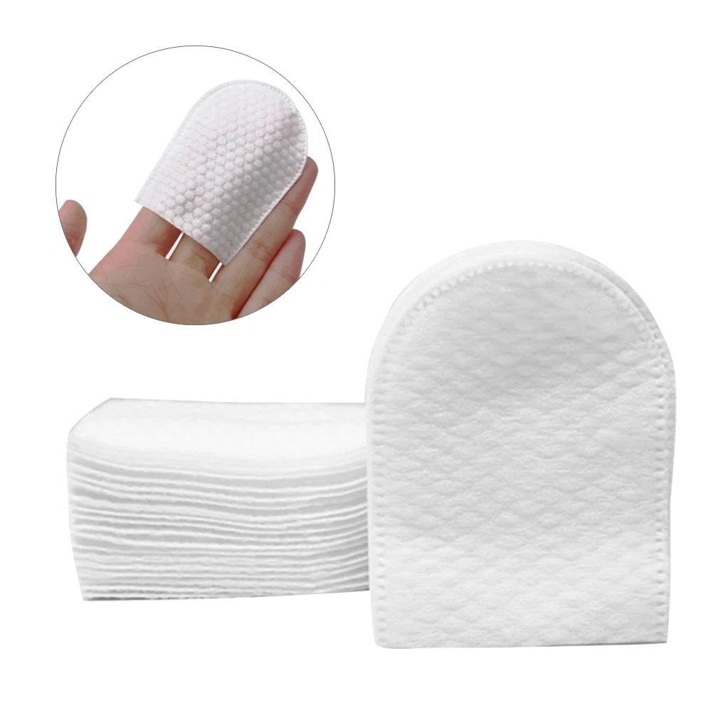 

240pcs Makeup Facial For Face Skincare Nail Removal U-Shaped Pocket Cotton Discs Storage Box Lightweight Disposable