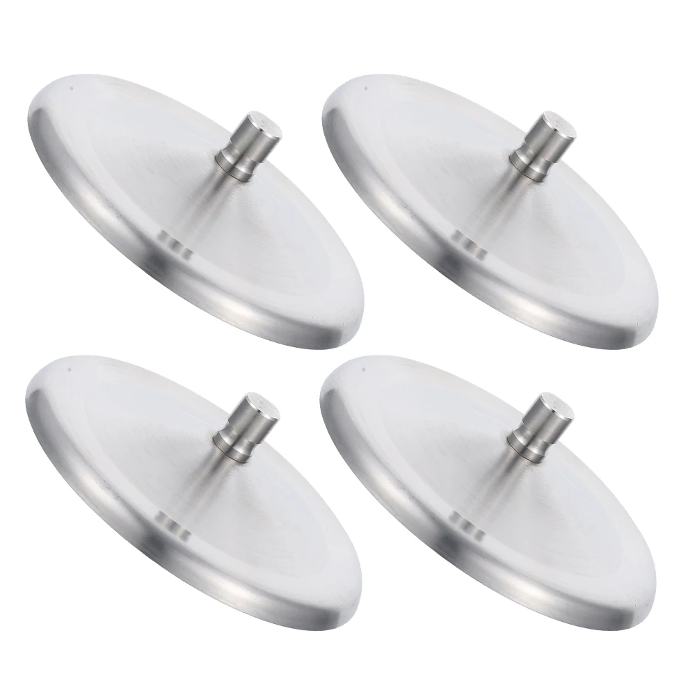 

4Pcs 3.7inch Stainless Steel Cup Cover 9.5cm Replacement Lid Anti-Scald Home Kitchen Outdoor Camping Stainless Steel Mug Cover