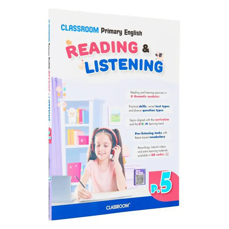 

CLASSROOM Основное чтение Прослушивание P5 CLASSROOM ELT TEAM CLASSROOM 9789882315853 Книга