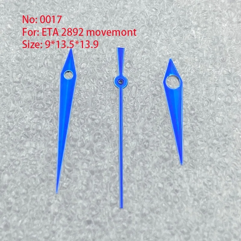 時計アクセサリーはのための適切な2824 2834 2846 2892運動の時計ポインターサイズ9ミリメートル × 13.5ミリメートル × 13.9ミリメートルアクセサリー時計の針