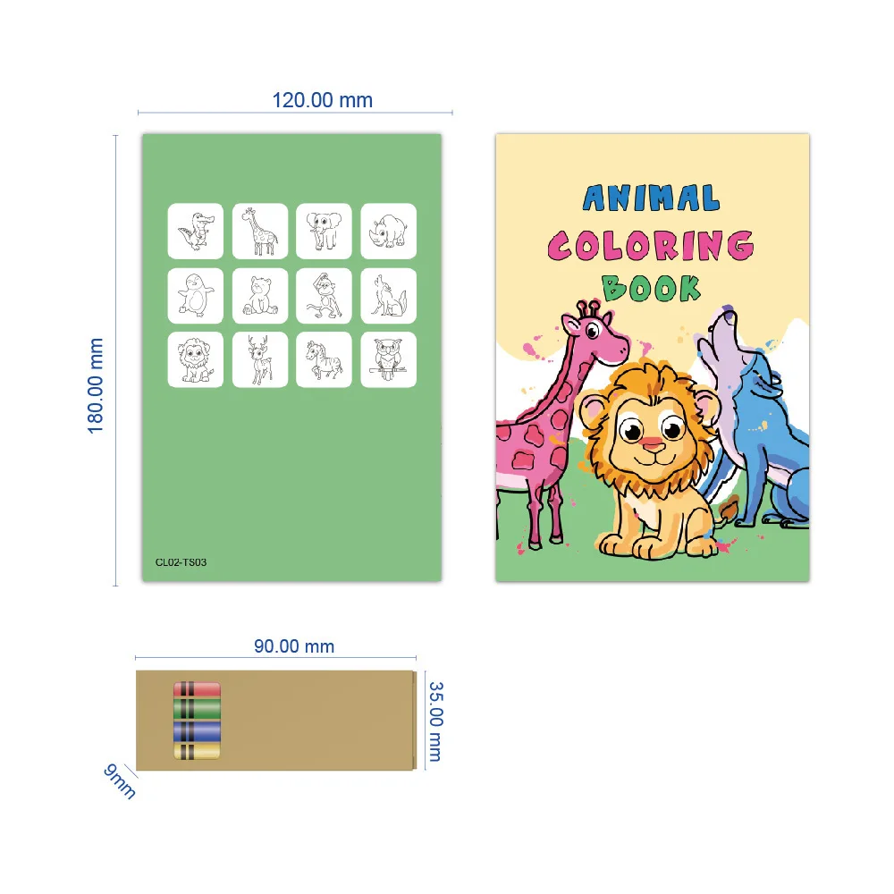 Libro da colorare per bambini Cartoon Graffiti Libro da colorare Illuminazione Prima educazione Puzzle Set di libri da colorare