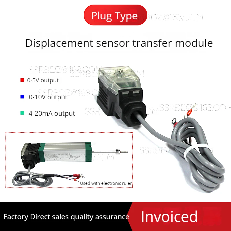 

Injection Molding Machine Electronic Ruler Conversion Module 0-5v \0-10v 4-20ma Displacement Sensor Signal Output Transmitter