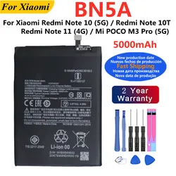 5000mAh BN5A Battery For Xiaomi Redmi Note 10 (5G) /Redmi Note 10T /Redmi Note 11 (4G) / Mi POCO M3 Pro (5G) Phone Battery