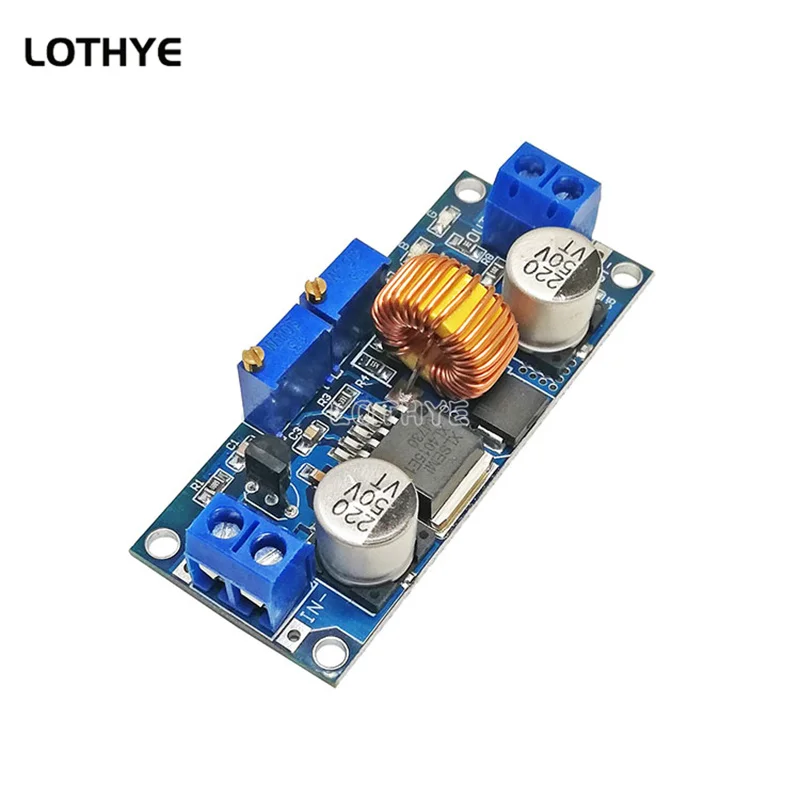 Constant Current and Constant Voltage High Current 5A Li ion Battery Charging LED Drive Buck Constant Current Module Stabilizer