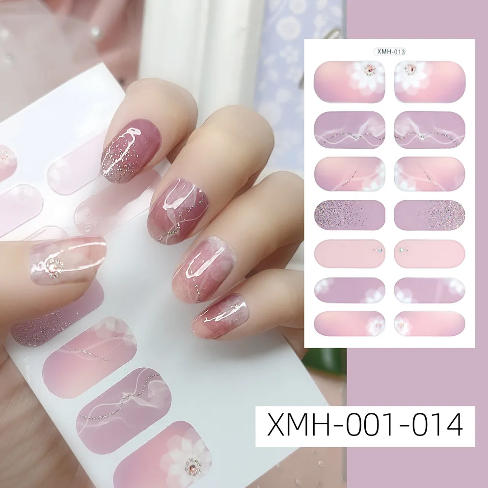 

Spring And Summer Flower Nail Enhancement Cute Cool Cartoon Sticker Nail Full Paste Japanese Daisy Nail Polish Film Nail Sticker
