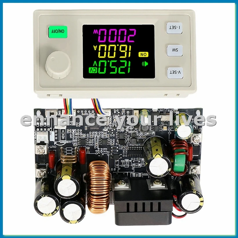 

XY12522 Регулируемый стабилизированный источник питания постоянного тока с ЧПУ, модуль постоянного напряжения и тока, 125 В/2000 Вт, цветной экран-A79U