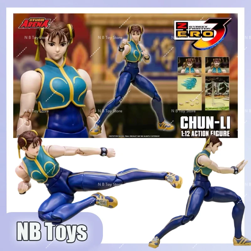 

【Pre-Sale】 Storm Toys Arena Street Fighter Zero 3 SFSA06 Chun Li 1/12 Action Model Collectible Figure Toys