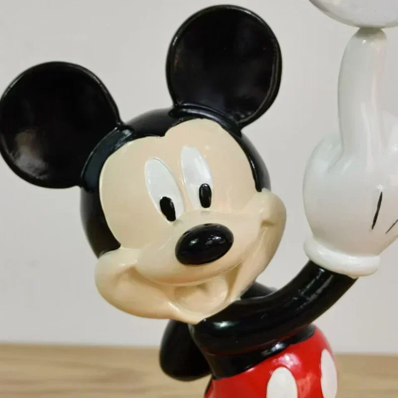 

24 см хрустальный шар с Микки Маусом, настольная модель, украшения, креативный декор Диснея, мультяшная скульптура, домашние подарки на день рождения, игрушка