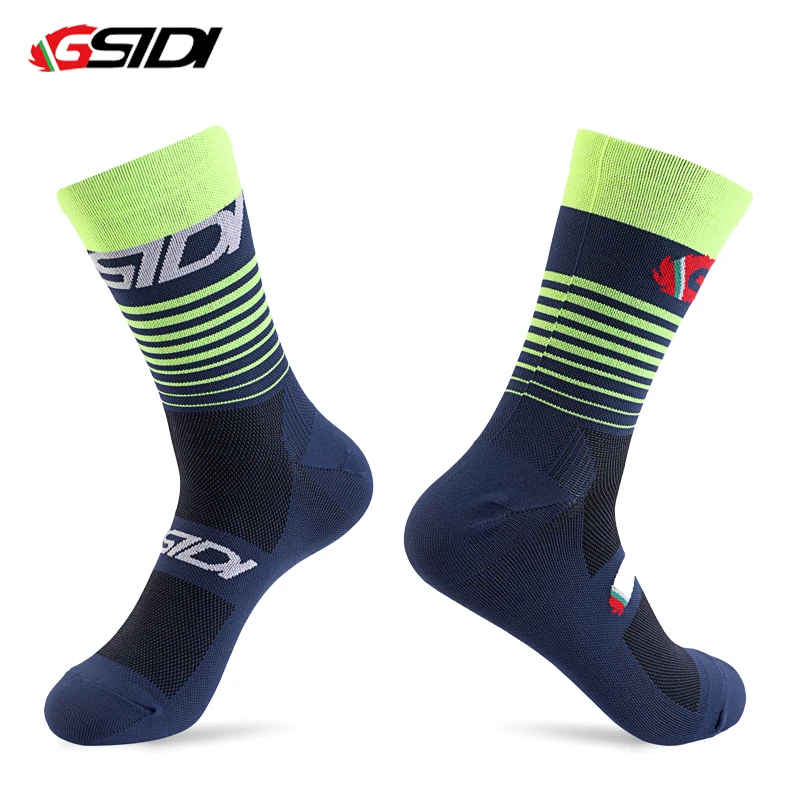 GSIDI  Professional Cycling Socks Sport Socks Breathable Road Bicycle Socks Men and Women Outdoor Sports Racing