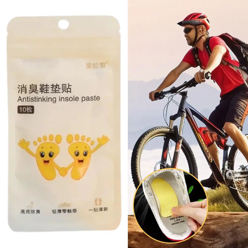 Shoe Deodorizer Patches Anti-Odor Ultra Thin Invisible 7 Days Long Lasting Plant Extract Inserts for Sneakers Heels Boots Socks