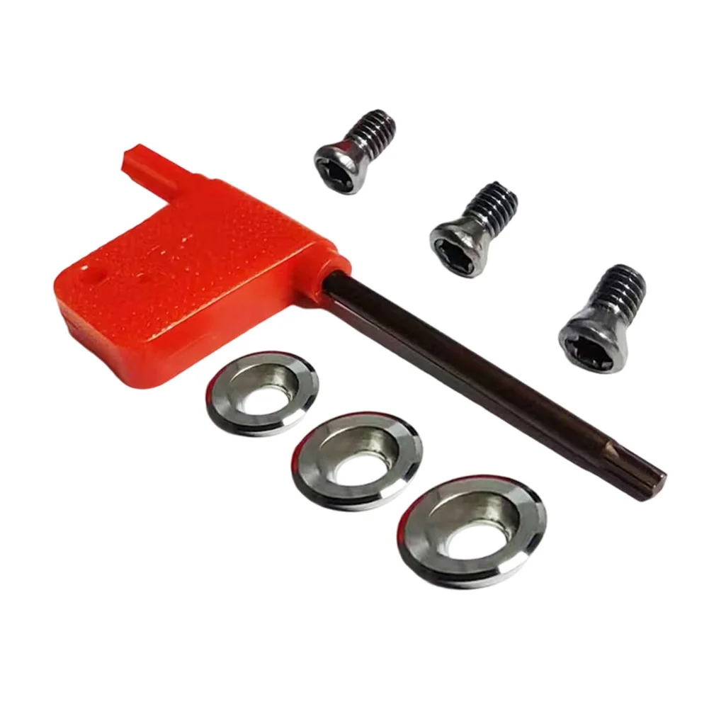 

3pcs Round Carbide Finisher Replacement Cutter Blades Woodworking Tool Wood Rotary Lathe Blade Wood Turning Lathe Tools