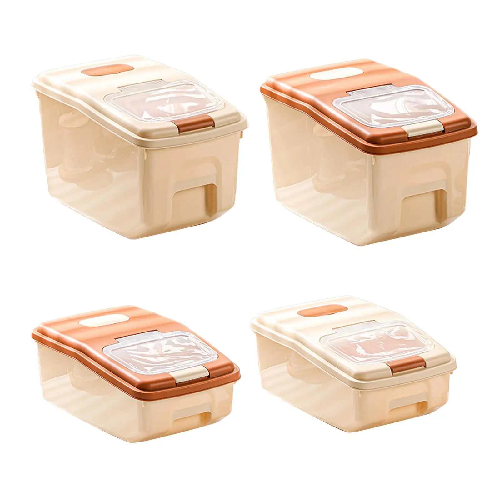 Grain Rice Storage Container Flour Bin Kitchen Organizer,Household Large Capacity Pet Food Storage Box Grain Rice Storage Bin