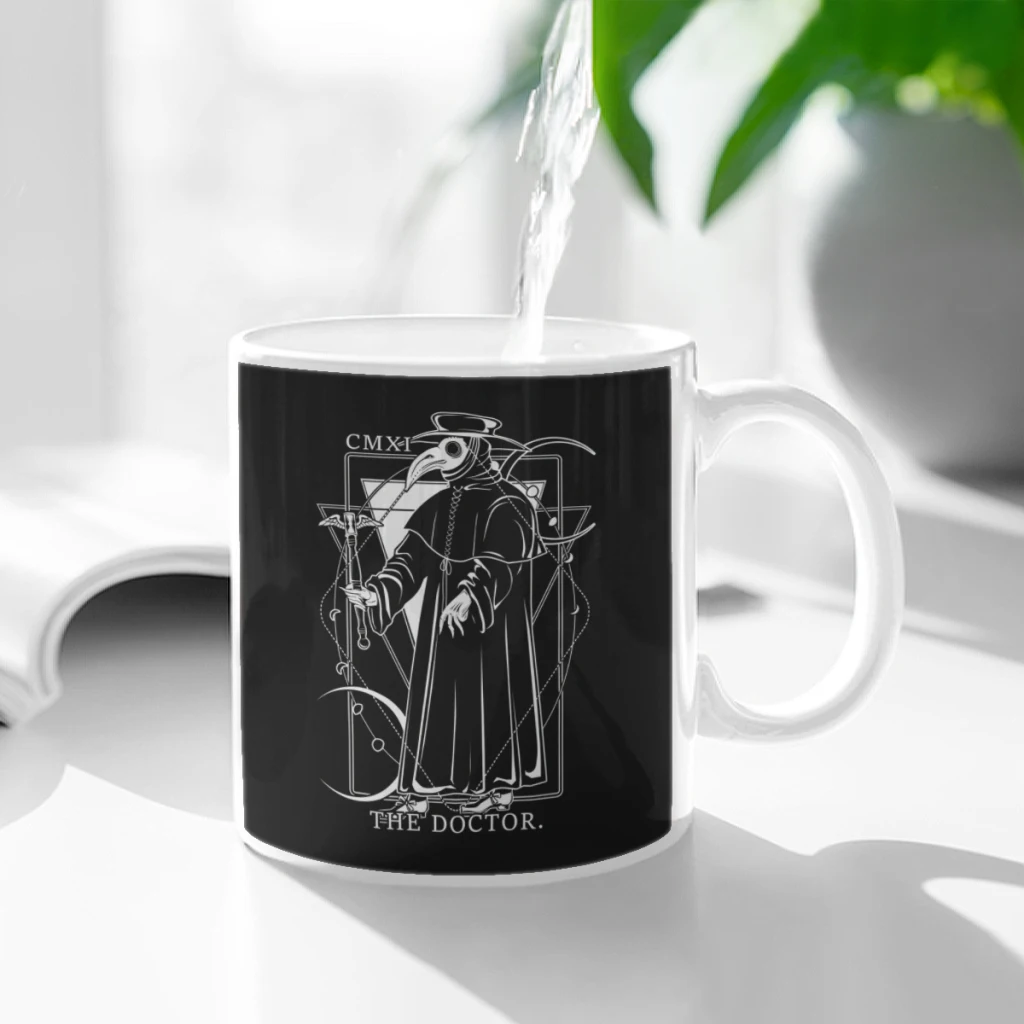 

The Doctor Ceramic Cup Coffee Oatmeal Breakfast Cup Creative Personality Mug