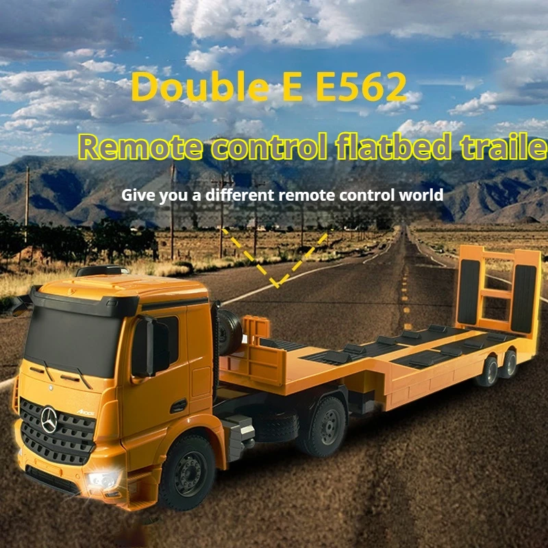

Double E E562 RC Truck Model Trailer Truck 1/20 Car Model Construction Flatbed RC Car Radio Controlled Vehicle Machine Toys