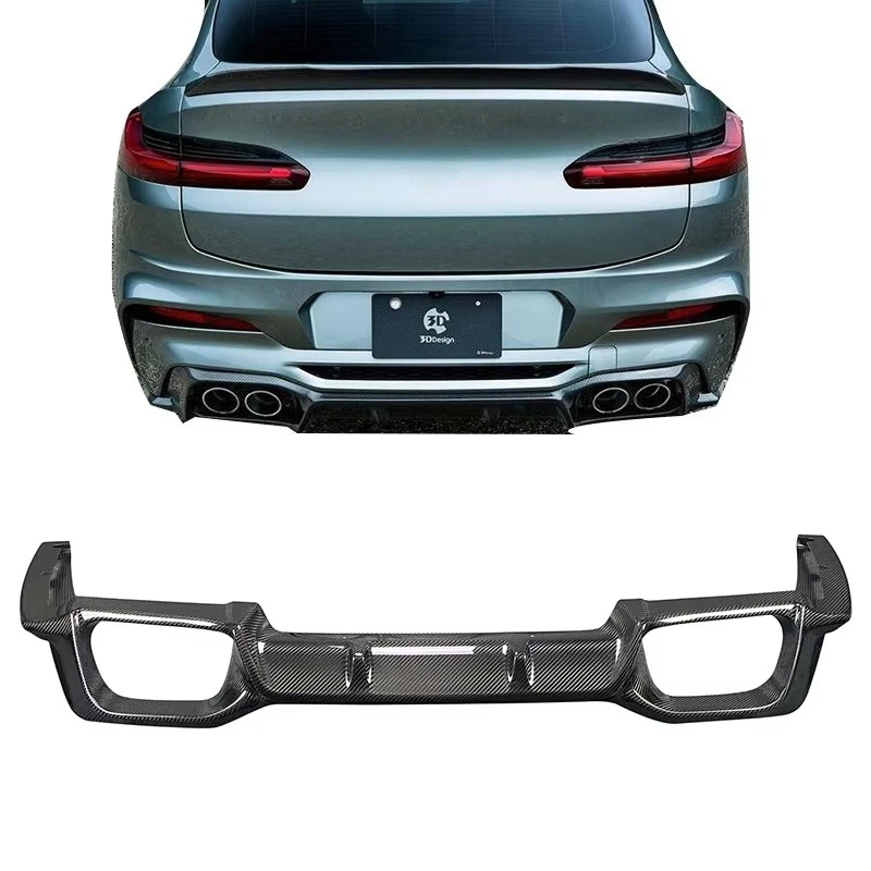

Ultra-high quality 3D Style Factory Price Carbon Fiber Rear Bumper Lip for X4m F98 Perfect Fitment