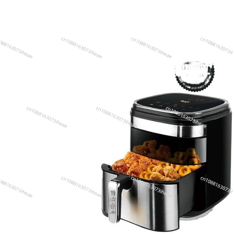 Hot Sale 7L Visible Window Fryer Without Oil Digital Electric Air Fryer with Skewers