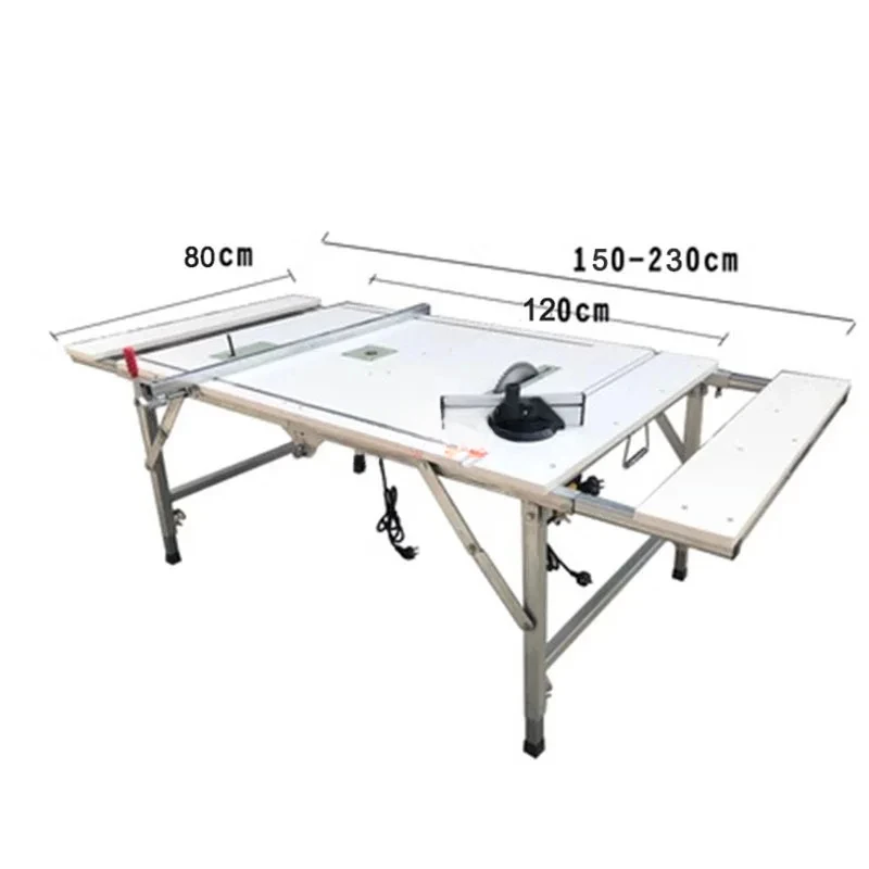 1.2x0.8M Multifunctional Folding Woodworking Table Saw DIY Removable Telescopic Lifting Tool 4 In 1 Portable Carpentry Workbench